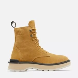 SOREL Hi Line Lace Waterproof Leather Platform Boots Womens Size 8 NIB NEW